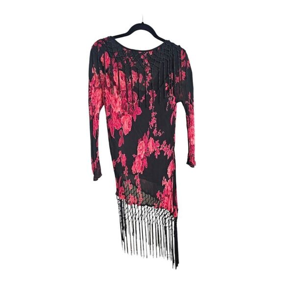 TEMPTATIONS Floral Fringe Skirt Set - Size Large - Picture 3 of 10